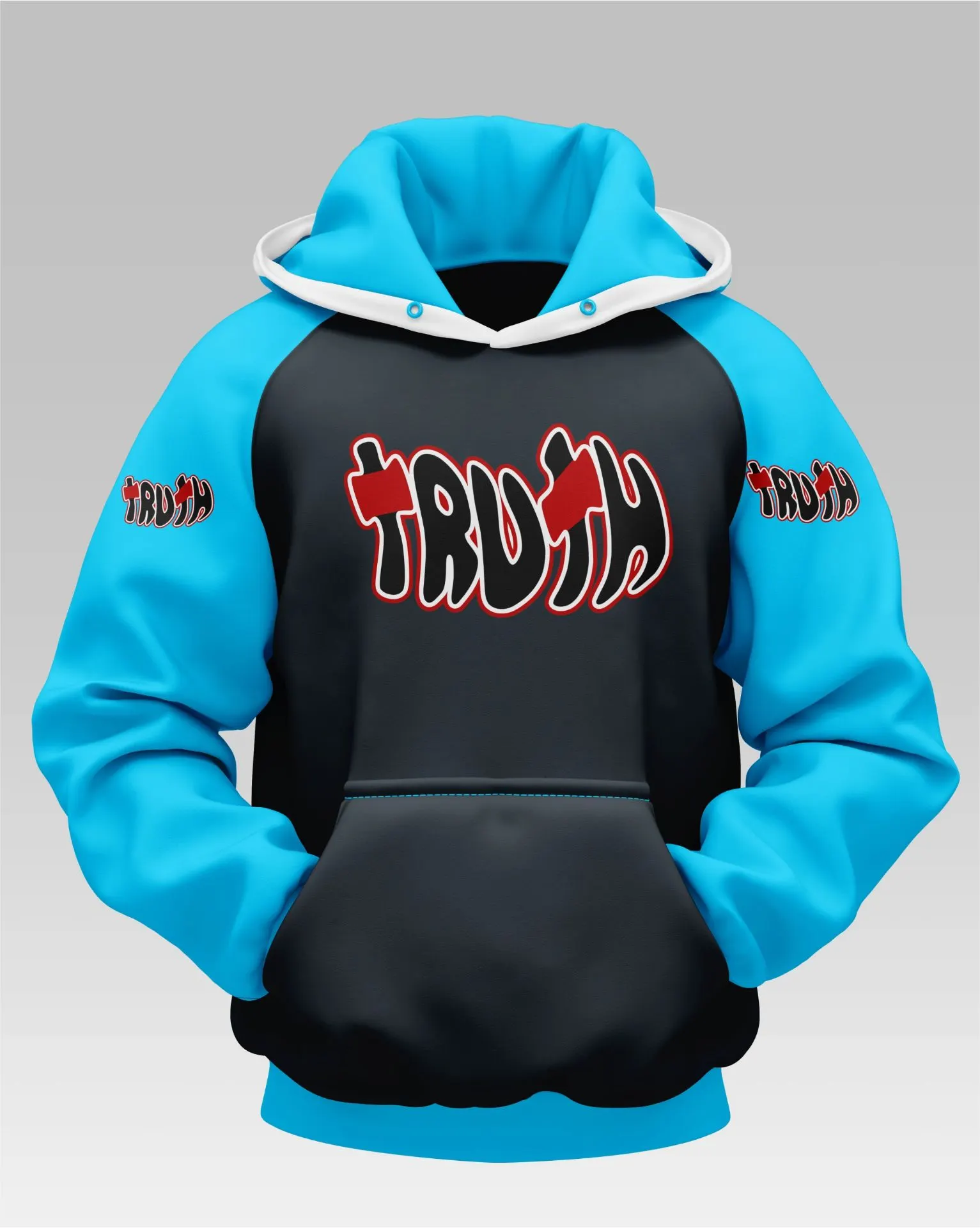 Contrast Panel Hoodie